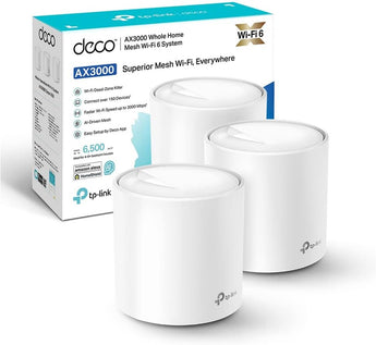 Deco X50 Sistema Mesh Wi-Fi 6 AX3000Mbps, 3pz