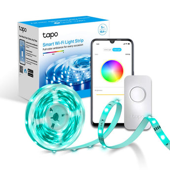 Tapo L900-5 Striscia LED Smart Wi-Fi Multicolore 5m, Controllo Vocale con Alexa