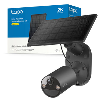 Tapo C411 KIT Telecamera Wi-Fi Esterno a Batteria 2K 3MP con Panello Solare, Visione Notturna a Colori