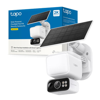 Tapo C615F KIT Telecamera WiFi Esterno 2K 3MP Senza Fili con Pannello Solare, Tracking AI 360°, Batteria 10400mAh