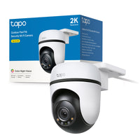 Tapo C510W Telecamera Wi-Fi Esterno 2K 3MP, 360° Visuale, Visione Notturna a Colori, ⚠️Non a batteria