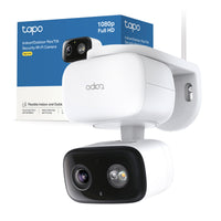 Tapo C206 Telecamera Wi-Fi Esterno/Interno 1080P FHD, 360° Visuale, Visione Notturna a Colori, ⚠️Non a batteria