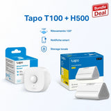 Tapo T100 + H500 HomeBase – Kit Sensore di Movimento con Archiviazione Locale