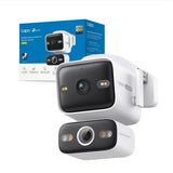 Tapo C575D Telecamera WiFi/PoE Esterno Doppio Obiettivo 4K, PTZ, Zoom 18x
