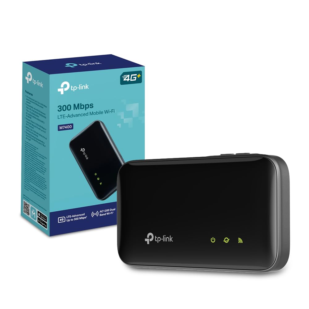 M7400 Saponetta WiFi 4G+, Cat6 AC1200 Dual-Band, Batteria da 2100mAh ...
