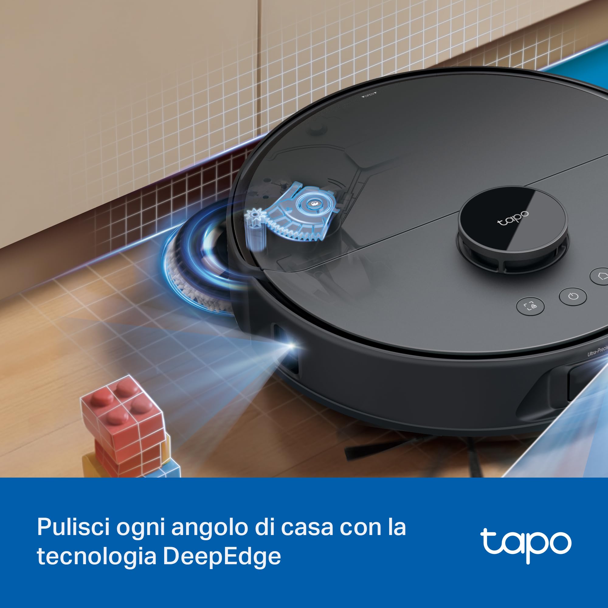 Tapo RVA310 – 6 Panni Mop Lavabili E Riutilizzabili Per Robot Aspirapolvere Tapo RV50 Pro Omni E RV50 Omni