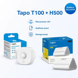 Tapo T100 + H500 HomeBase – Kit Sensore di Movimento con Archiviazione Locale
