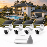 Tapo C660 KIT ×4 + H500 Sistema di Sicurezza 4K Solare con Storage Locale